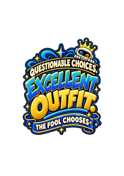 Questionable choices, excellent outfit