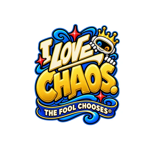 I love chaos — illustrative coaster preview