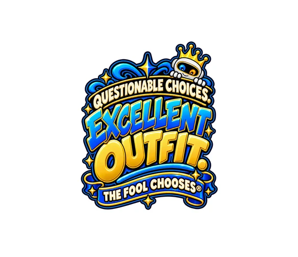 Questionable choices, excellent outfit — illustrative mouse-mat preview